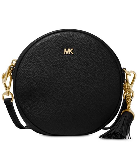 michael michael kors pebble leather circle canteen crossbody|Mercer Medium Pebbled Leather Canteen Crossbody .